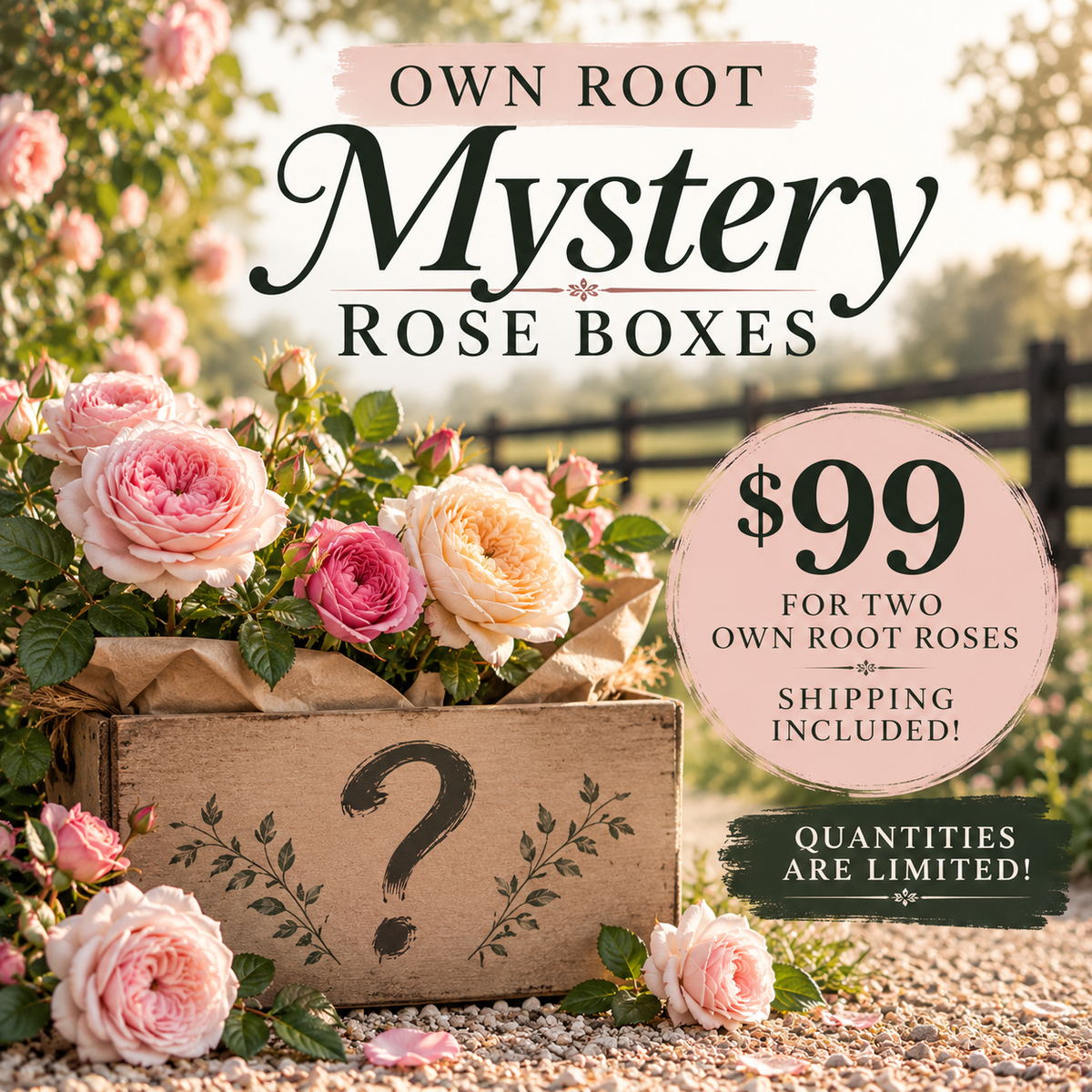Own Root Mystery Rose Box